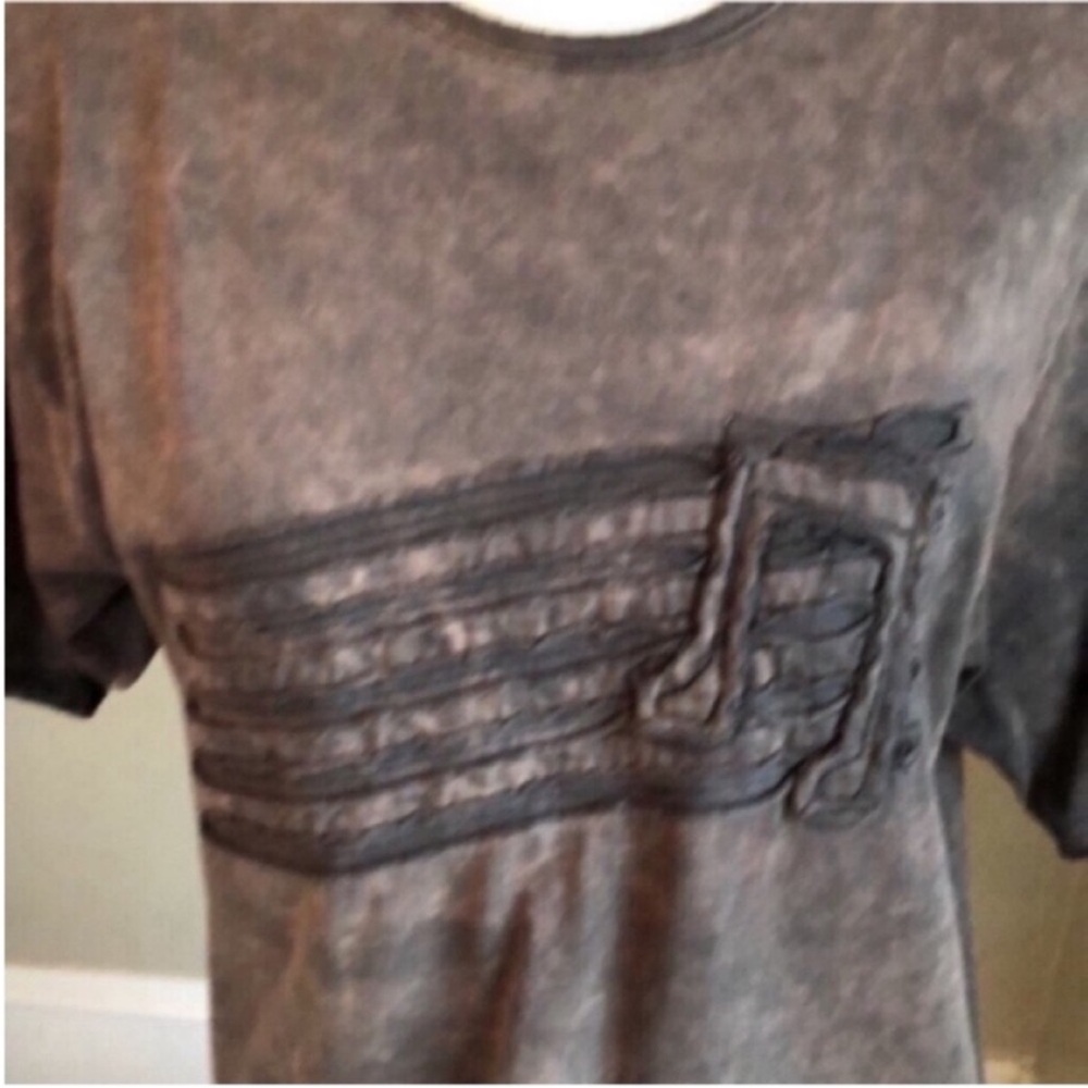 Cougar Brown and Black Musical Note Graphic Tee - Picture 3 of 7
